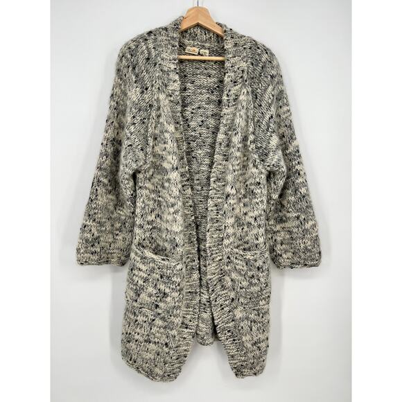 Vintage 1980’s Liz Claiborne Gray Open-Front Cardigan - Picture 8 of 13